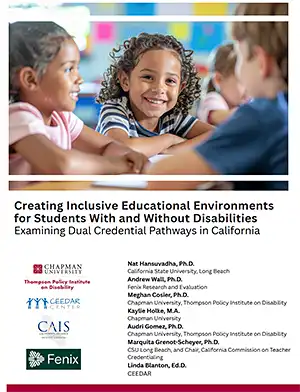 Creating Inclusive Education Environments Report Thumbnail