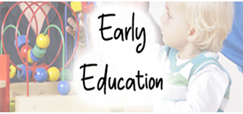 early education child playing with toys