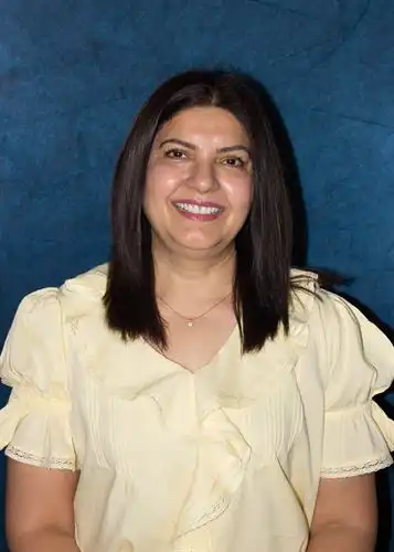 tejpal with blue background