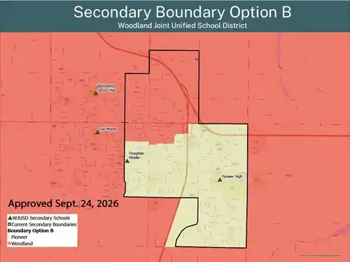 map of secondary option b approved