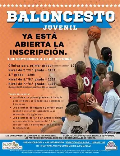 Galt Youth Basketball Spanish