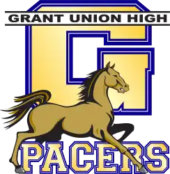 grant union high school pacers school logo.
