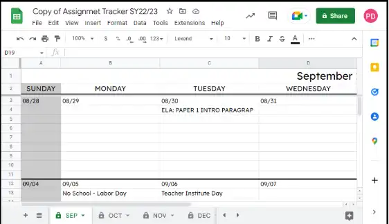 electronic organizer