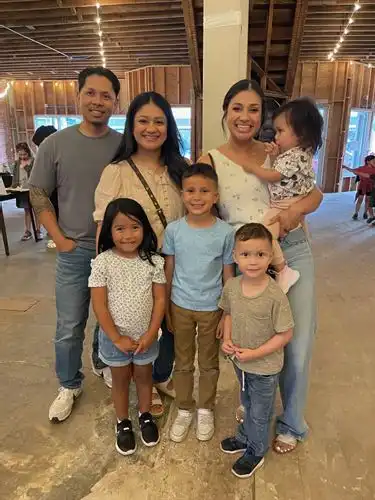 Family at Art Show