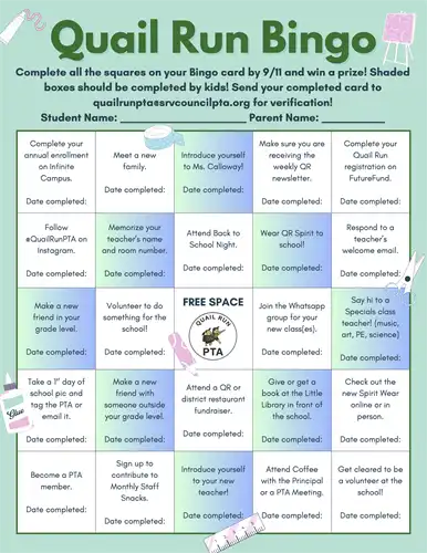 QR bingo card