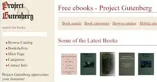 project gutenberg