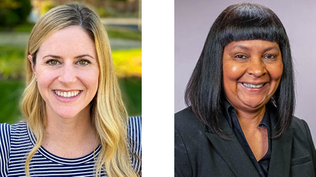 Jamie Davis and Donja Harding