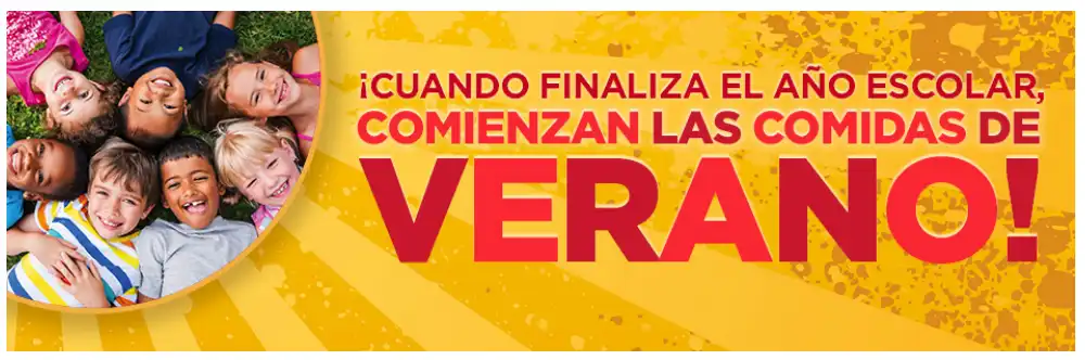 Cuando termina el año escolar, ¡comienzan las comidas de verano!