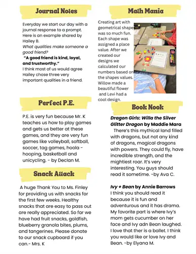Sept newsletter