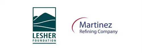 Lesher Foundation Logo and Martinez Refinery Logo