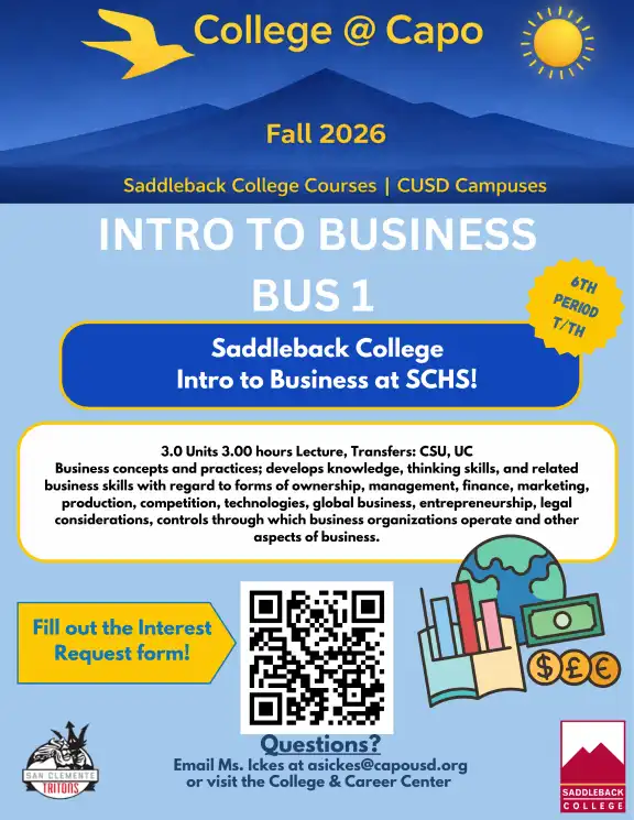 Intro To Business Flyer