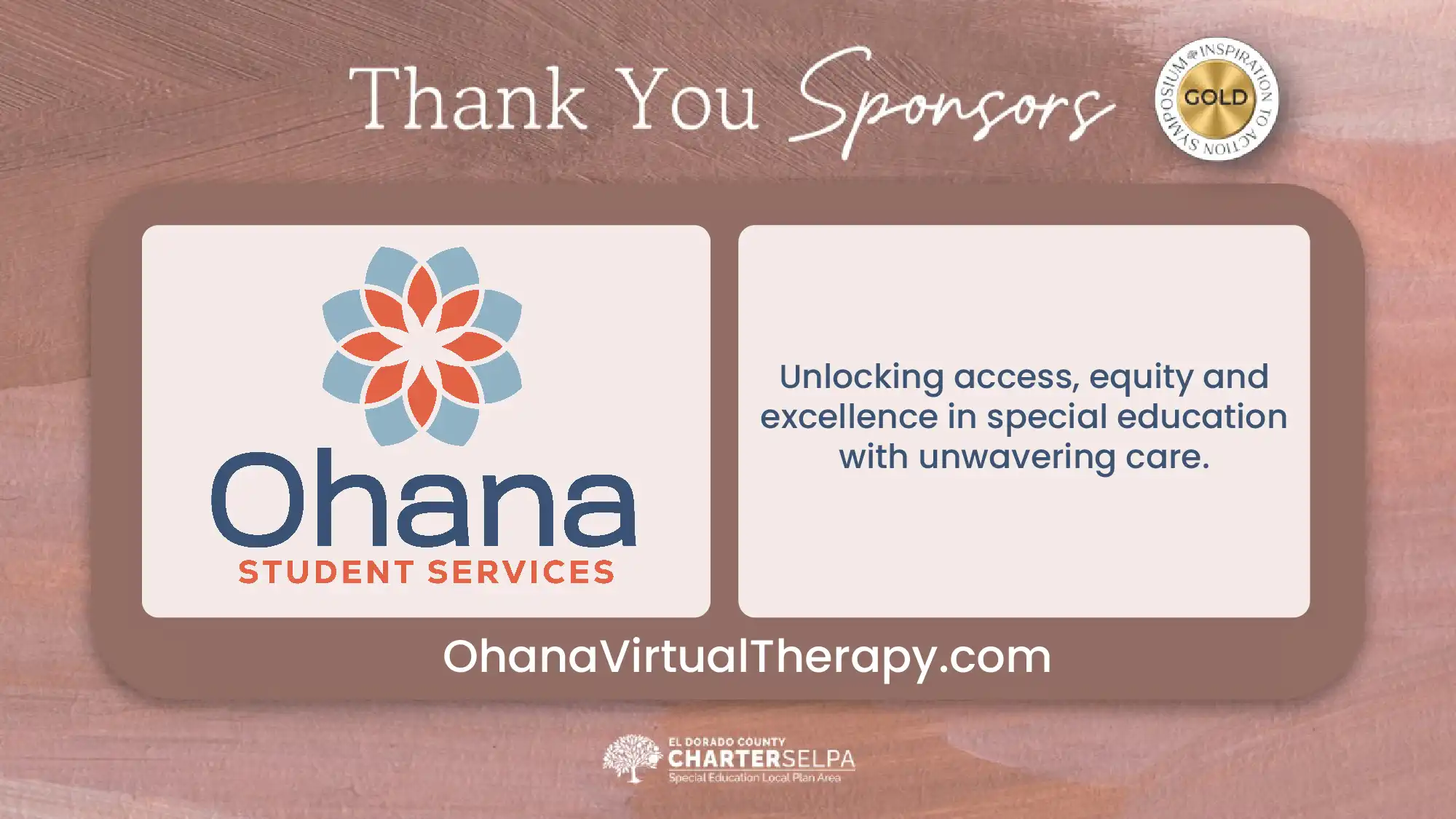 2025 Gold Sponsor - Ohana Student Services