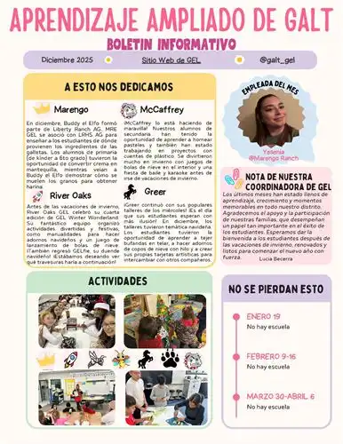 ELOP December Newsletter - Spanish