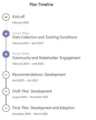 Zion St Project Schedule