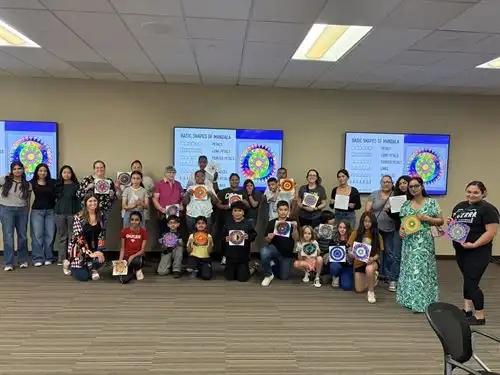 Spring Family Art Night families