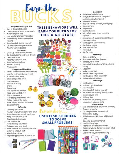 PBIS Bucks Flyer