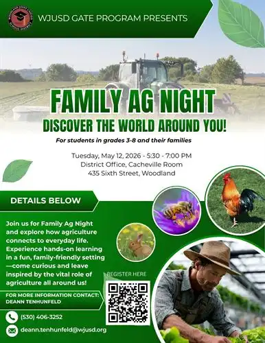 Family Ag Night Flyer - English
