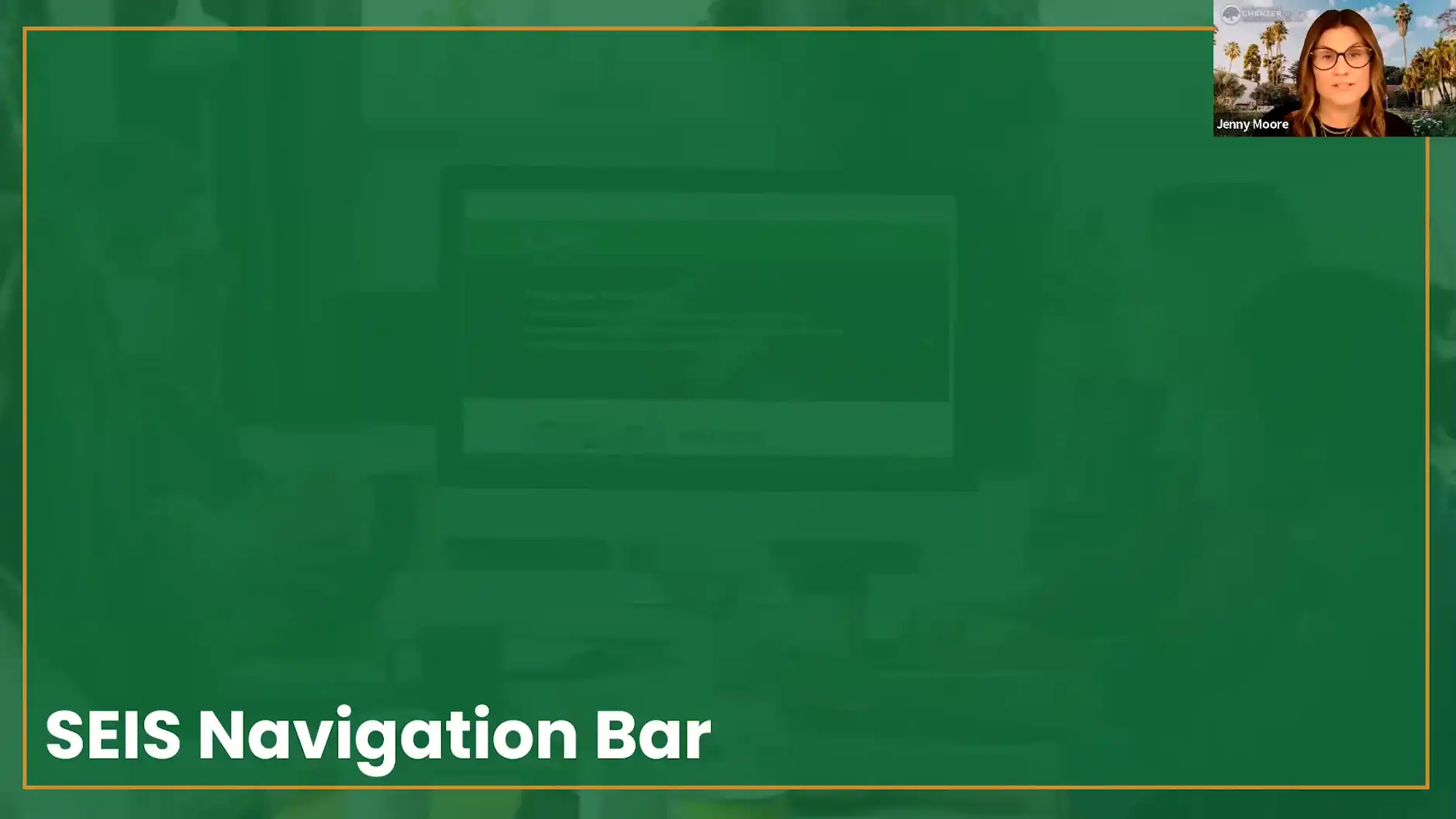 Navigating SEIS for District Level Users - Module 5 - SEIS Navigation Bar