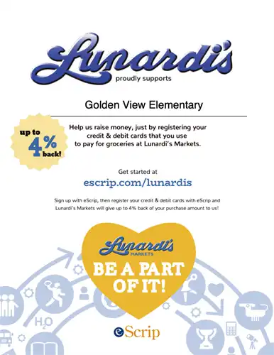Lunardi's fundraiser through eScrip