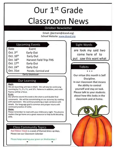 October Newsletter