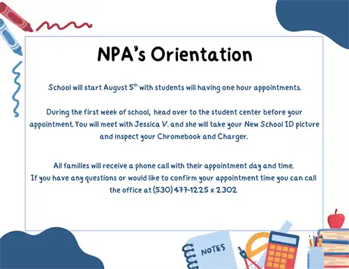 NPA Orientation Process