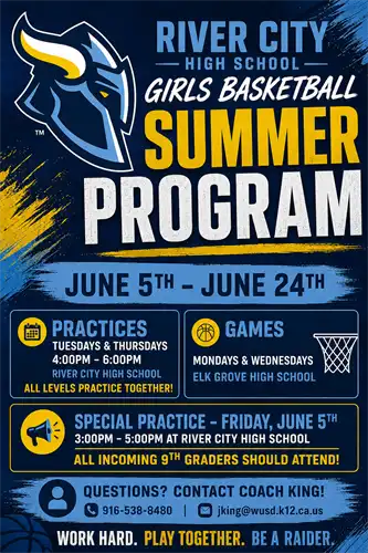 Summer Program Girls Basketball