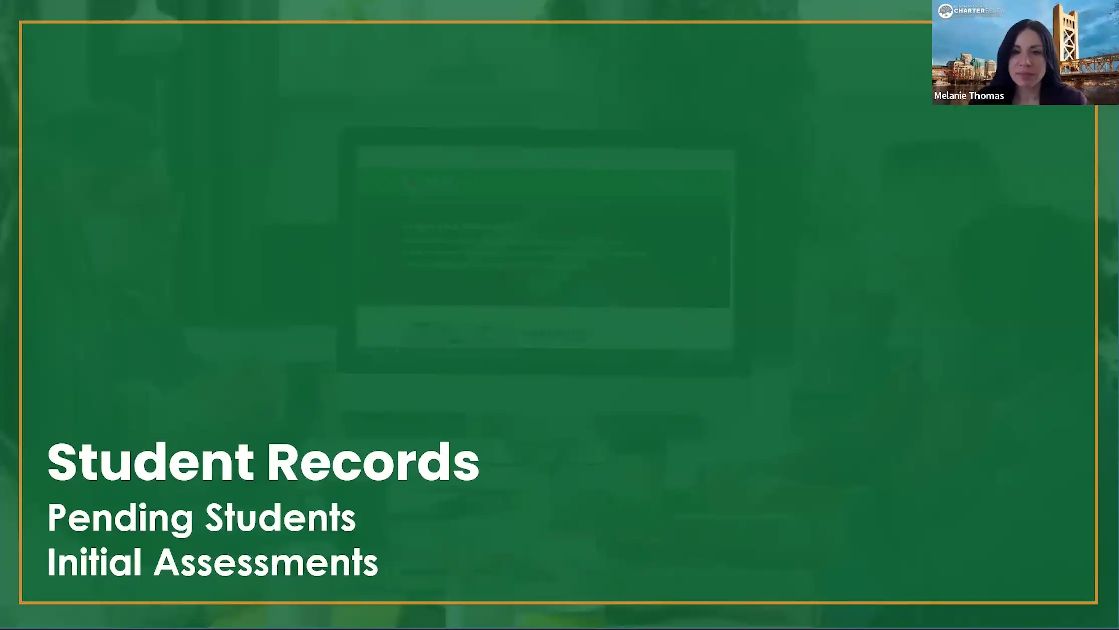 SEIS For Case Managers Part 2 - Module 4 - Pending Students & Initial Assessments