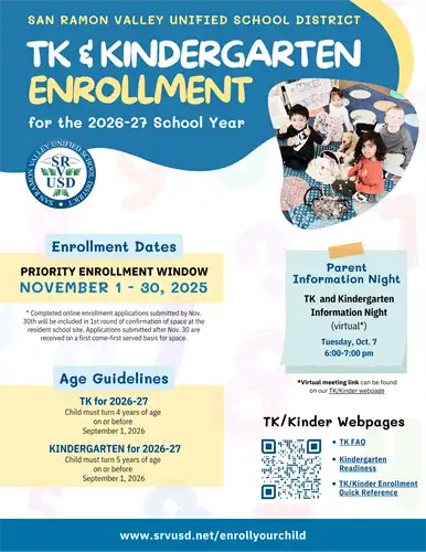 TK/Kindergarten publicity flyer
