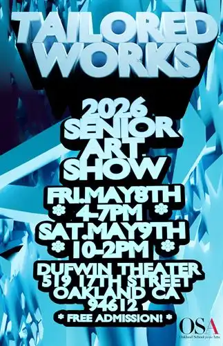 Tailored works for senior art show