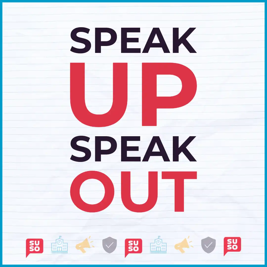 Speak Up, Speak Out graphic