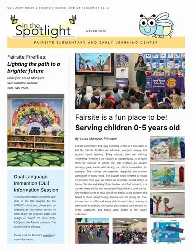 March 2026 Newsletter - page 2 - English