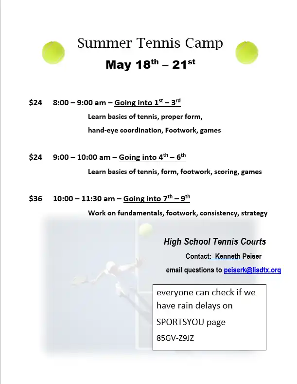 Tennis Camp