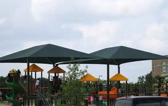 Sun Shades at an elementary school playground area.