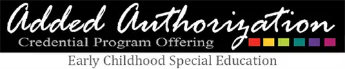 Early Childhood Special Education Added Authorization Logo