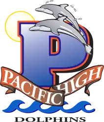 pacific high dolphins school logo.