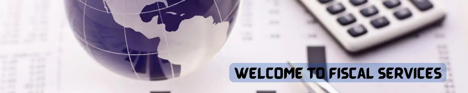 globe, calculator and pen background