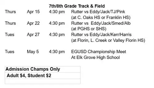 Schedule