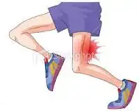 strained hamstring cartoon