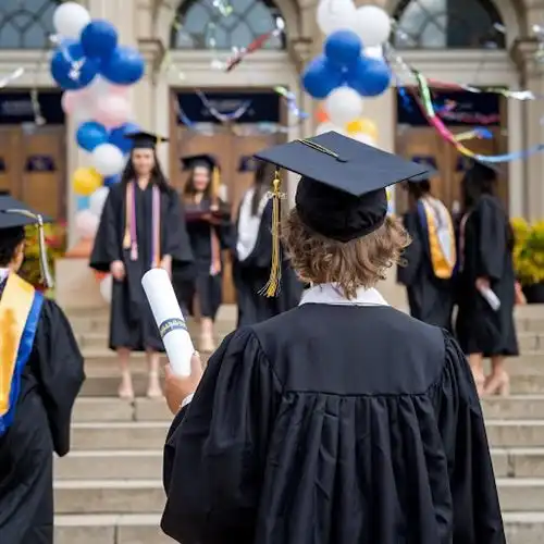 cap and gown student