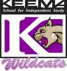 keems school for independent study wildcats school logo.