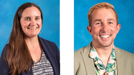 Rachel Baird and Logan Grinsell