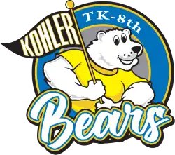 kohler tk-8 bears school logo.
