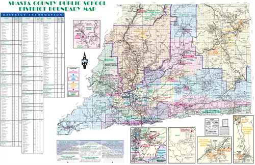 map of shasta county boundaries