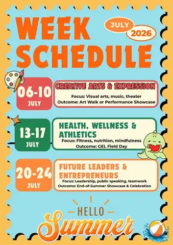 GEL Summer Program Week Schedule June-July 2026 - page 2