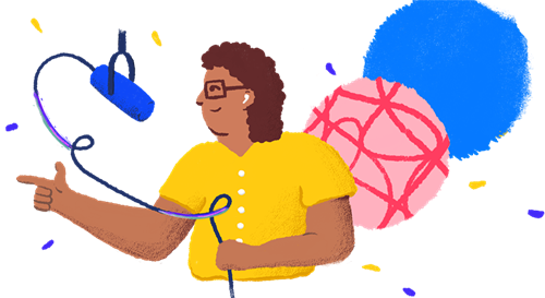 person singing