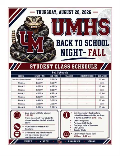 back to school night