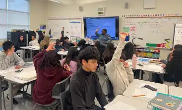 Students in school