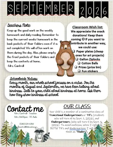 TK/K September Newsletter