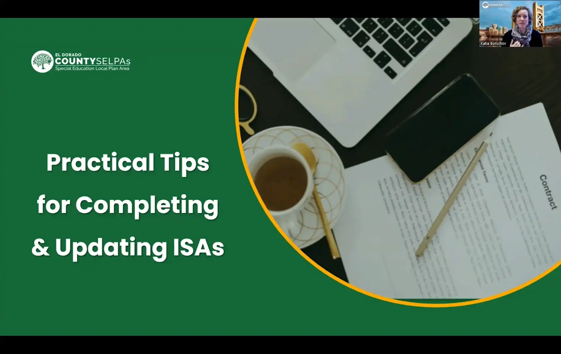 Charter SELPA - ISA Web Modules - Video 04 - Practical Tips for Completing and Updating ISAs and Closing