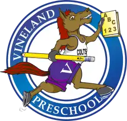 vineland preschool horse school logo.
